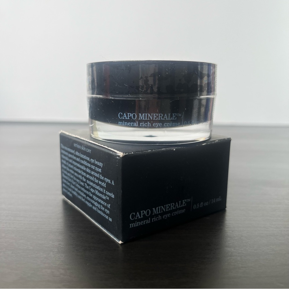 Serious Skin Care Capo Minerale Mineral Rich Eye Creme .5 fl oz Anti Aging NEW